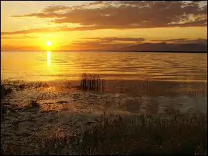 Słońca, Jezioro, Zachód
