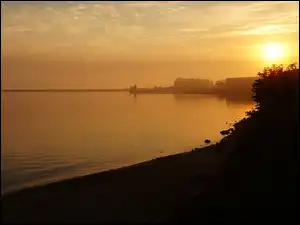 Mgła, Wschód Słońca, Morze