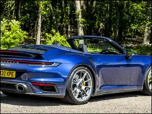 Tył, Porsche 911 Turbo S, Kabriolet