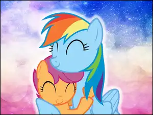Scootaloo, Rainbow Dash