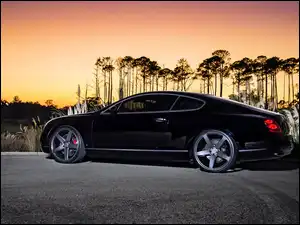 GT, Czarny, Bentley, Continental