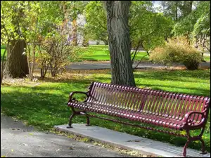 Ławka, Park