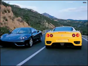Ferrari F360, Tył , Przód