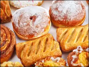 Pączki, Słodkie, Bułki, Drożdżówki