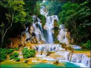 Wodospad Kuang Si Falls