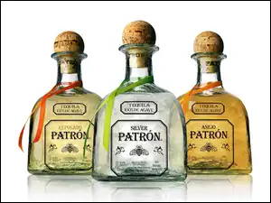 Patrón, Trzy, Butelki, Tequila