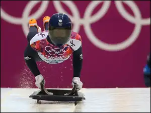 Skeleton, Lizzy Yarnold, Medalistka, Sochi, Złota, Olimpiada