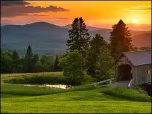Zadaszony mostek AM Foster Covered Bridge