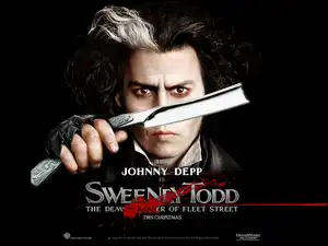 dłoń, Sweeney Todd, Johnny Depp, brzytwa