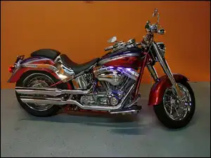 Silnik, Harley Davidson Fat Boy, Podświetlany