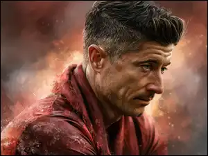 Grafika AI, Robert Lewandowski, Piłkarz