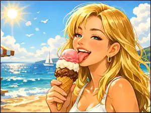 AI, Lody, Dziewczyna