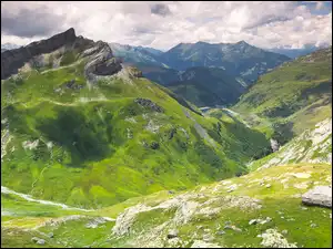 Doliny Francja, Alpy, Góry